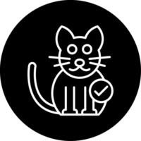 Front Desk of Pet Daycare Center Circle Inverted vector