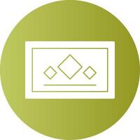 Business card Gradient Circle Icon vector