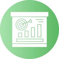 Mission Gradient Circle Icon vector