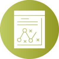 Strategy Gradient Circle Icon vector