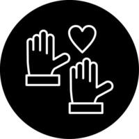 Active Volunteer Service Recognition Circle Inverted vector