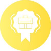 Quality Gradient Circle Icon vector