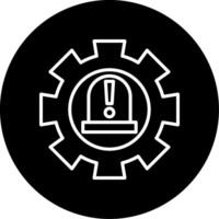 Emergency Disaster Management Services Circle Inverted vector