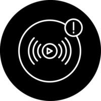 Upcoming Livestream Notification Circle Inverted vector