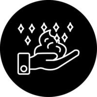 Quick Absorb Hand Cream Circle Inverted vector