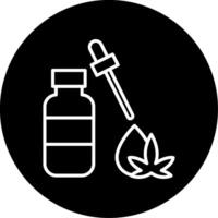 Omega Rich Hemp Seed Oil Circle Inverted vector
