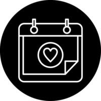 Event Reminder Notification Circle Inverted vector