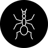 Marching Army Ant Circle Inverted vector