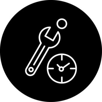 API Changes Notification Circle Inverted vector