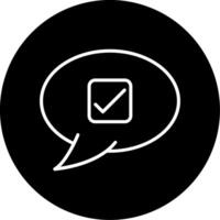 CI CD Pipeline Notification Circle Inverted vector
