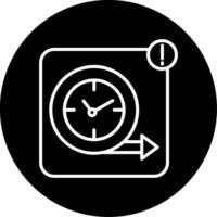 Project Progress Status Update Circle Inverted vector