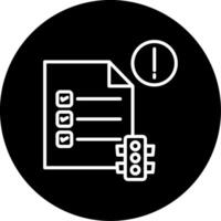 Team Resource Assignment Notification Circle Inverted vector