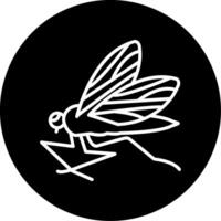 Wetland Shore Fly Circle Inverted vector