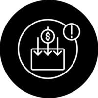 Salary Deposit Confirmation Circle Inverted vector