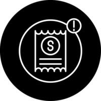 Tax Return Filing Reminder Circle Inverted vector