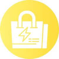 Flash Sale Gradient Circle Icon vector