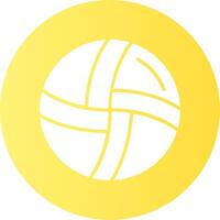 Volleyball Gradient Circle Icon vector
