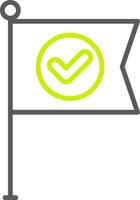 Flag Elegant Visual Mark vector