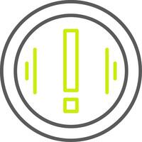 Alert Custom Interface Symbol vector