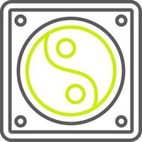Yin Yang Dynamic Web Graphic vector