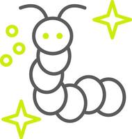 Caterpillar Shadowed Badge Graphic vector