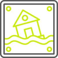 Flood Elegant Tech Badge vector