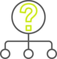 Question Custom Tech Badge vector