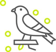 Bird Streamlined App Object vector