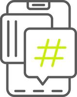 Hastag Polished UX Asset vector