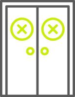 Close Door NextGen Interface Symbol vector