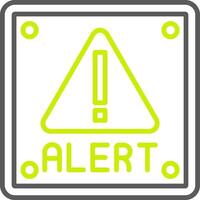 Alert Polished App Object vector