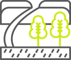 Path Light Mode Icon vector