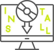 Install Neutral Icon Unit vector