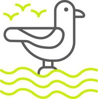 Seagull Simple Web Tag vector
