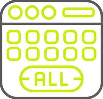 All Polished Interface Symbol vector