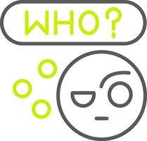 Who Abstract App Mark vector