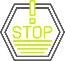 Stop Dynamic UX Asset vector