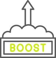 Boost Elegant Tech Badge vector