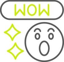 Wow Advanced Web Graphic vector