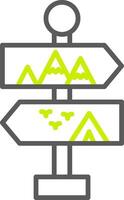 Direction Custom Tech Badge vector