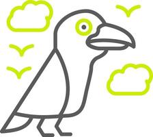 Crow Optimized Web Graphic vector