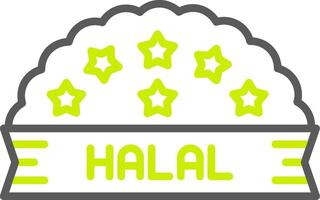 Halal Secure App Element vector
