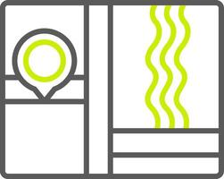 Map Secure App Element vector