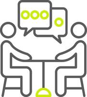 Meeting Light Mode Icon vector