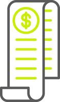 Receipt Optimized Creative Piece vector
