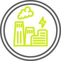 Power Plant Dynamic Web Graphic vector