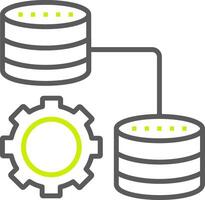 Server Smart Line Drawing vector