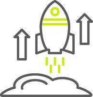 Startup Custom Line Drawing vector