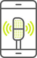 Voice Assistant Neutral Icon Unit vector