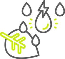 Water Custom Interface Symbol vector